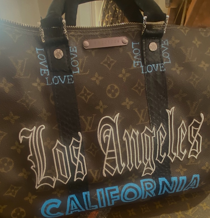 LV Speedy Teddy of Philip Karto - Louis Vuitton customized bag