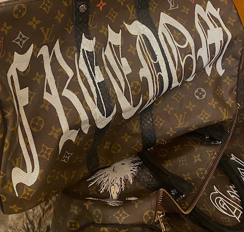 LV Speedy Teddy of Philip Karto - Louis Vuitton customized bag