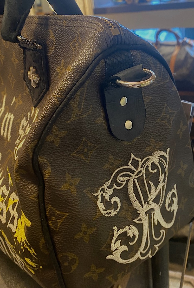 LV Speedy Teddy of Philip Karto - Louis Vuitton customized bag