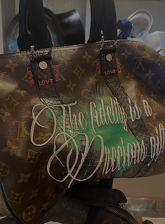 LV Speedy Pluto of Philip Karto - Louis Vuitton customized bag