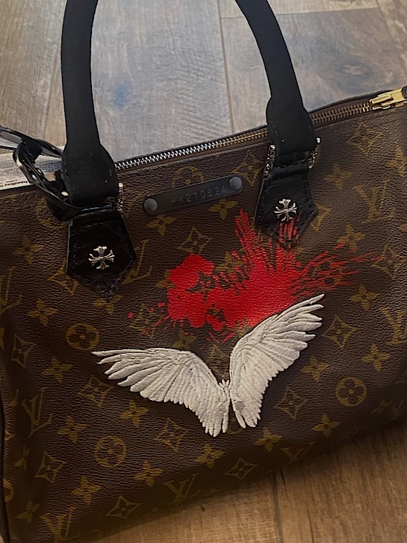 LV Speedy Teddy of Philip Karto - Louis Vuitton customized bag